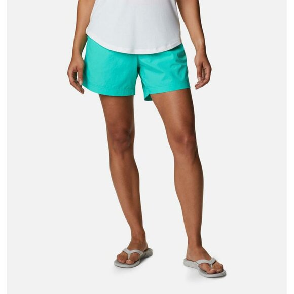 Columbia Women's PFG Water Shorts - Turquoise - Picture 5 of 8